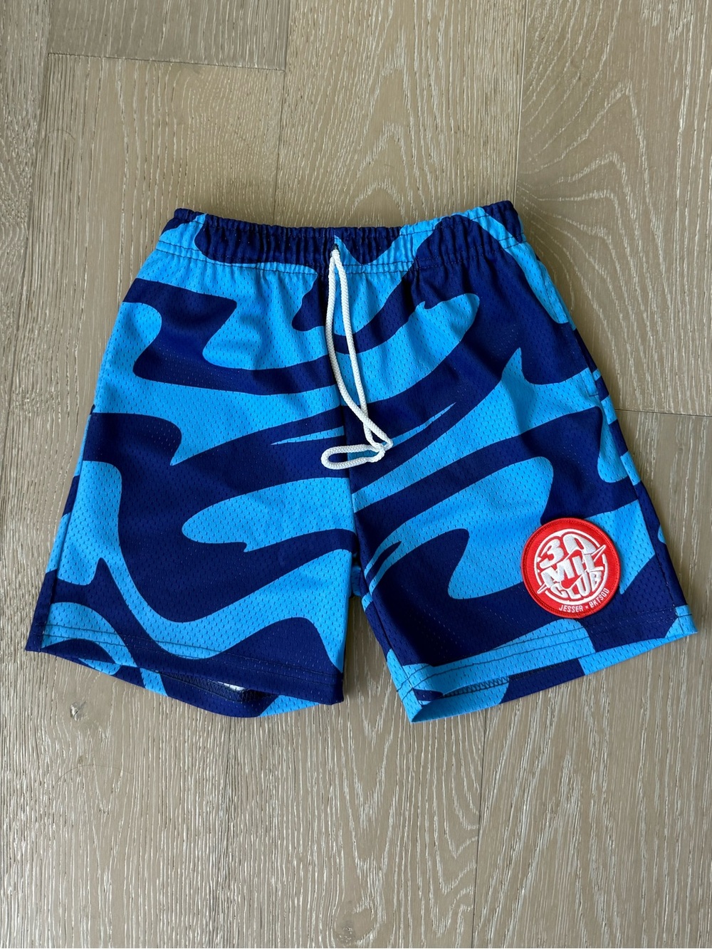 Jesser x Bucketsquad kids basketball shorts size youth L 30 mil BKTSQD